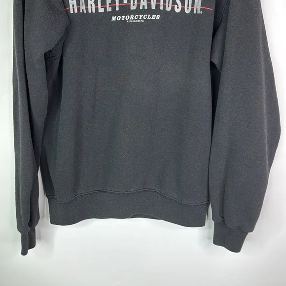 Vintage Harley Davidson New Richmond, Wi Black Crewneck Sweatshirt Medium